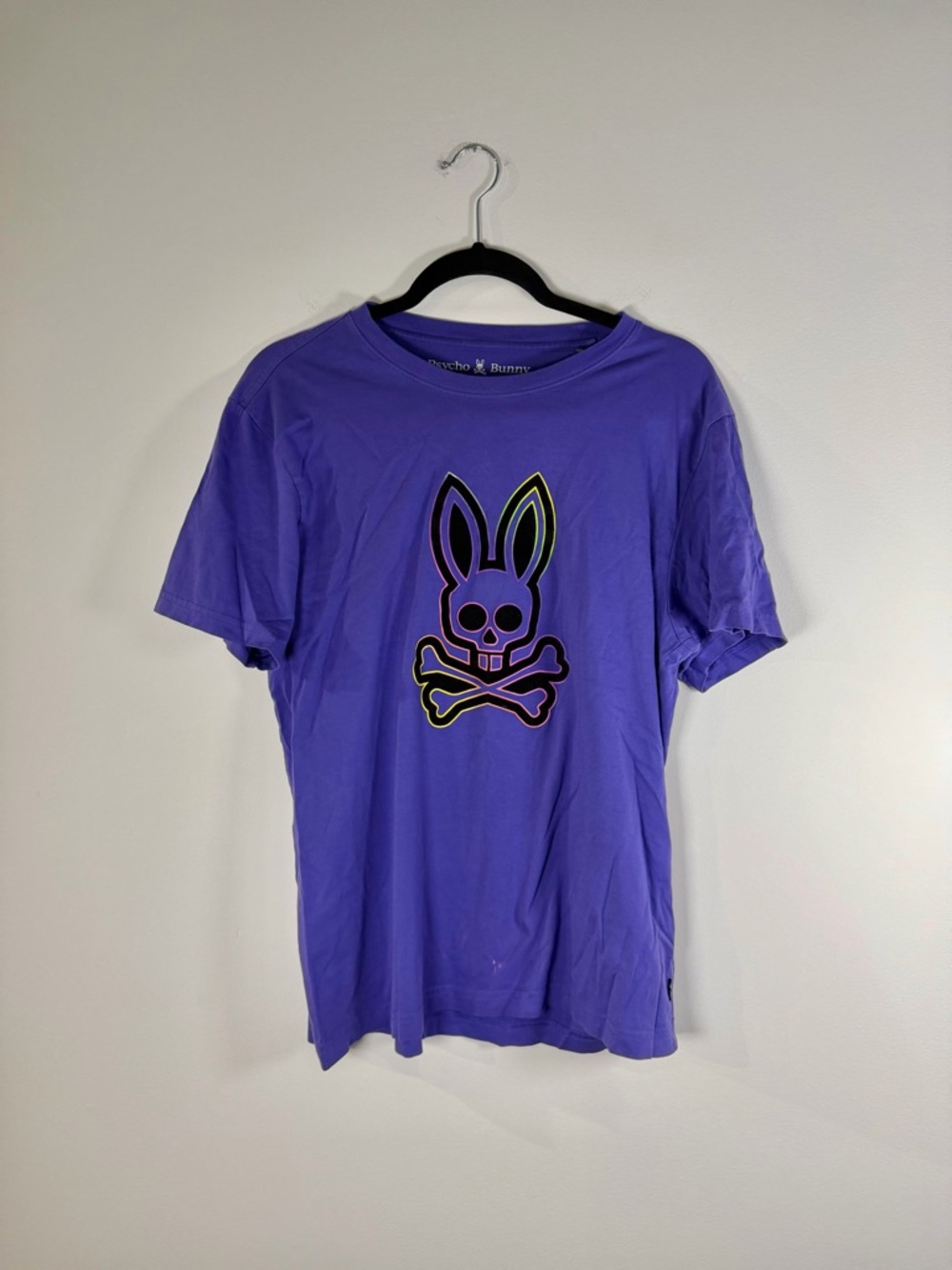 Psycho Bunny Purple Logo Tee